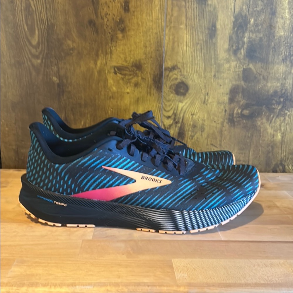 Brooks Blue and Pink Running Shoes